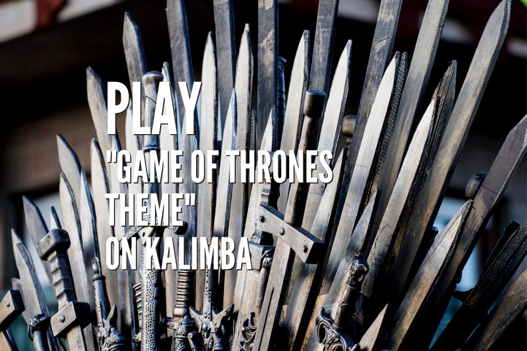 Thème Game Of Thrones, Partition Kalimba